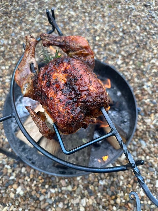 New Spit Roast arm for MINI fire anchor