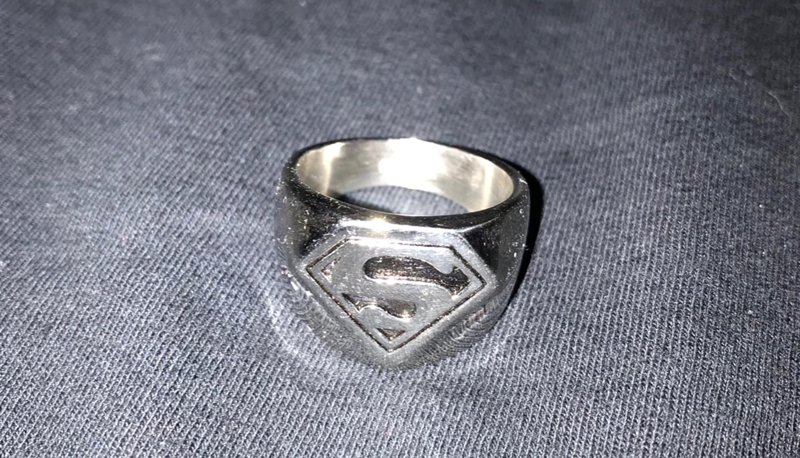 Super Man Stainless Steel Ring