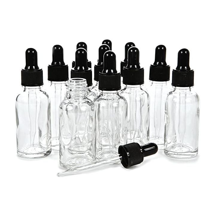 2oz glass eye droplet bottles