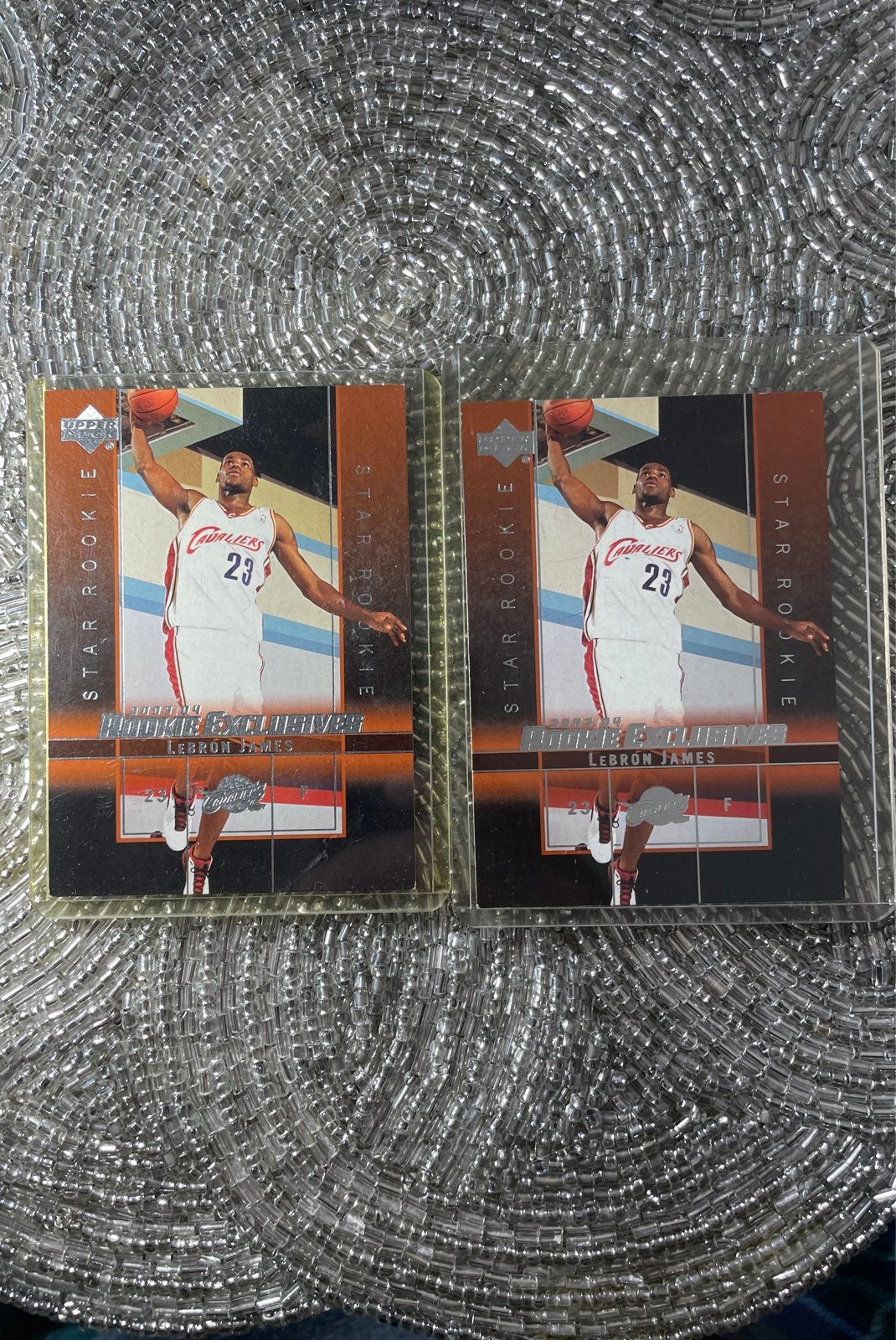 Lebron James 2003-04 Upper Deck Rookie Exclusives #1 Card