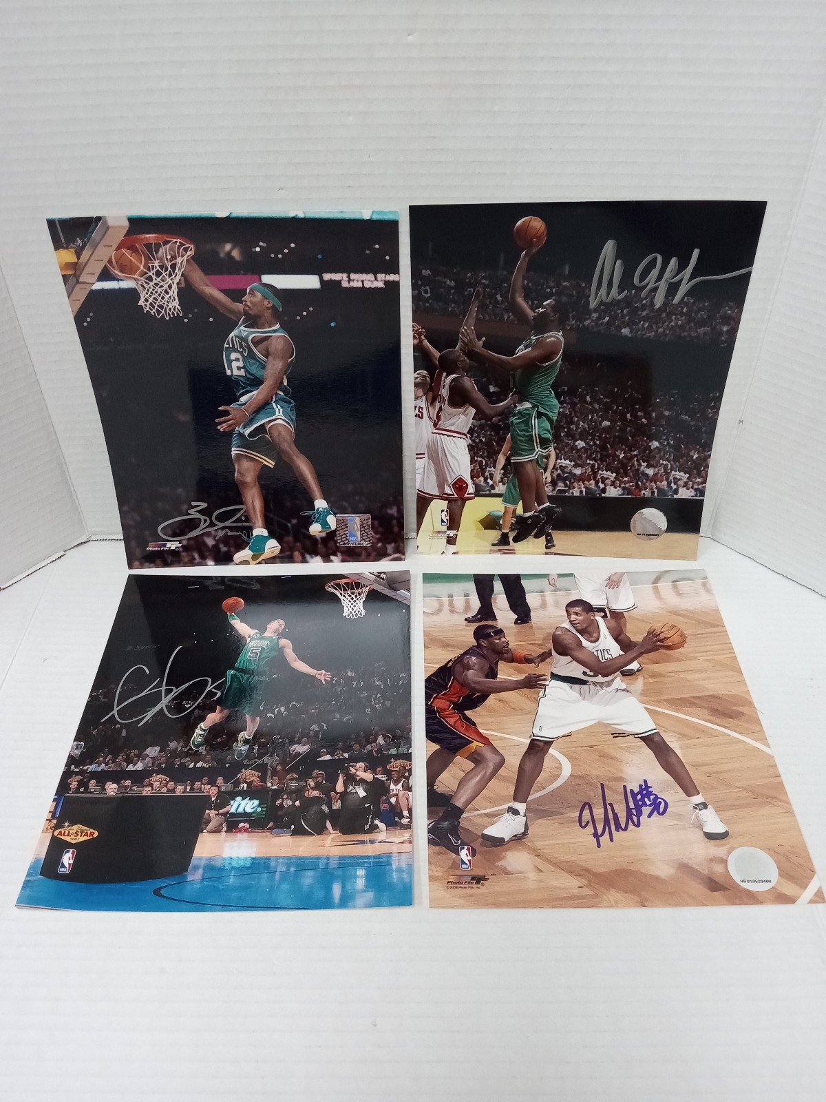Boston Celtics Autograph 8x10 Signed Photo Lot Al Jefferson Ricky Davis