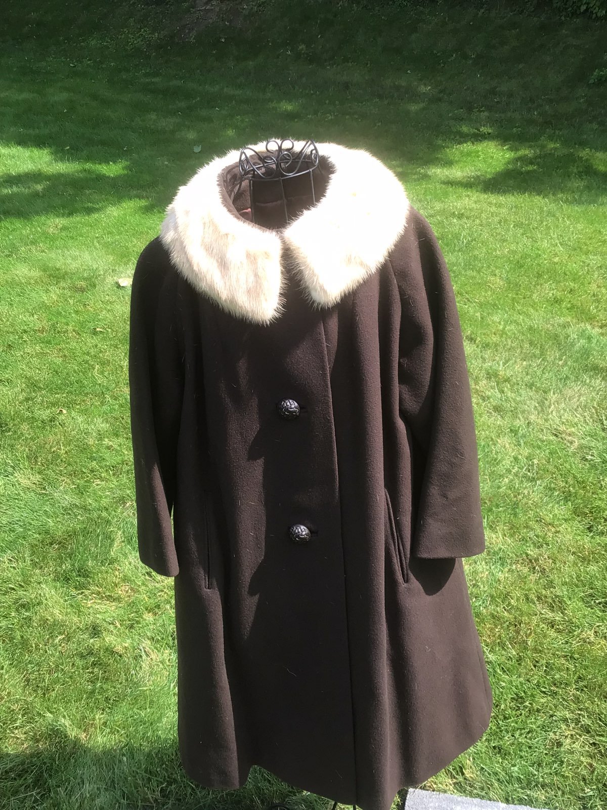 Vintage 1940's Women's coat fur collar