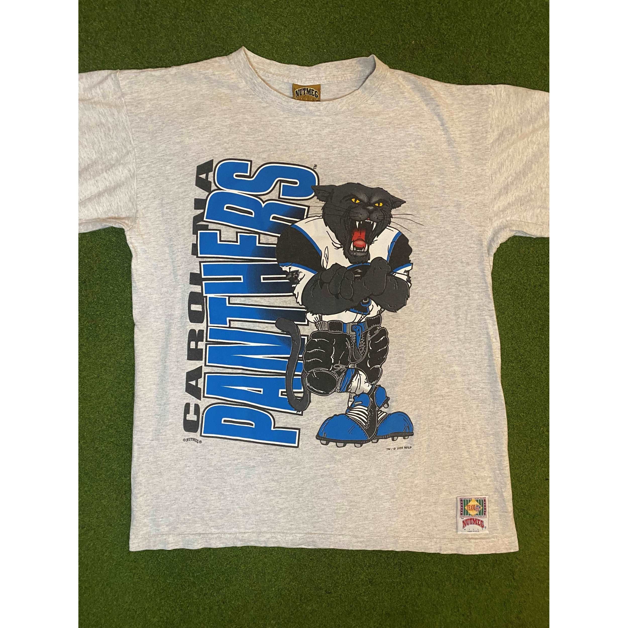 1994 Carolina Panthers - Double Sided - Vintage NFL T-Shirt (Large)