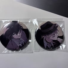 364. Bungo Stray Dogs Dazai & Chuuya can badge set 太宰治　中原中也　缶バッジ