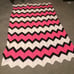afghan blanket 46X74 chevron
