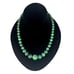 Vintage Green Malachite Graduated Gemstone Beads Necklace - Estate Gorgeous!