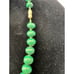 Vintage Green Malachite Graduated Gemstone Beads Necklace - Estate Gorgeous!