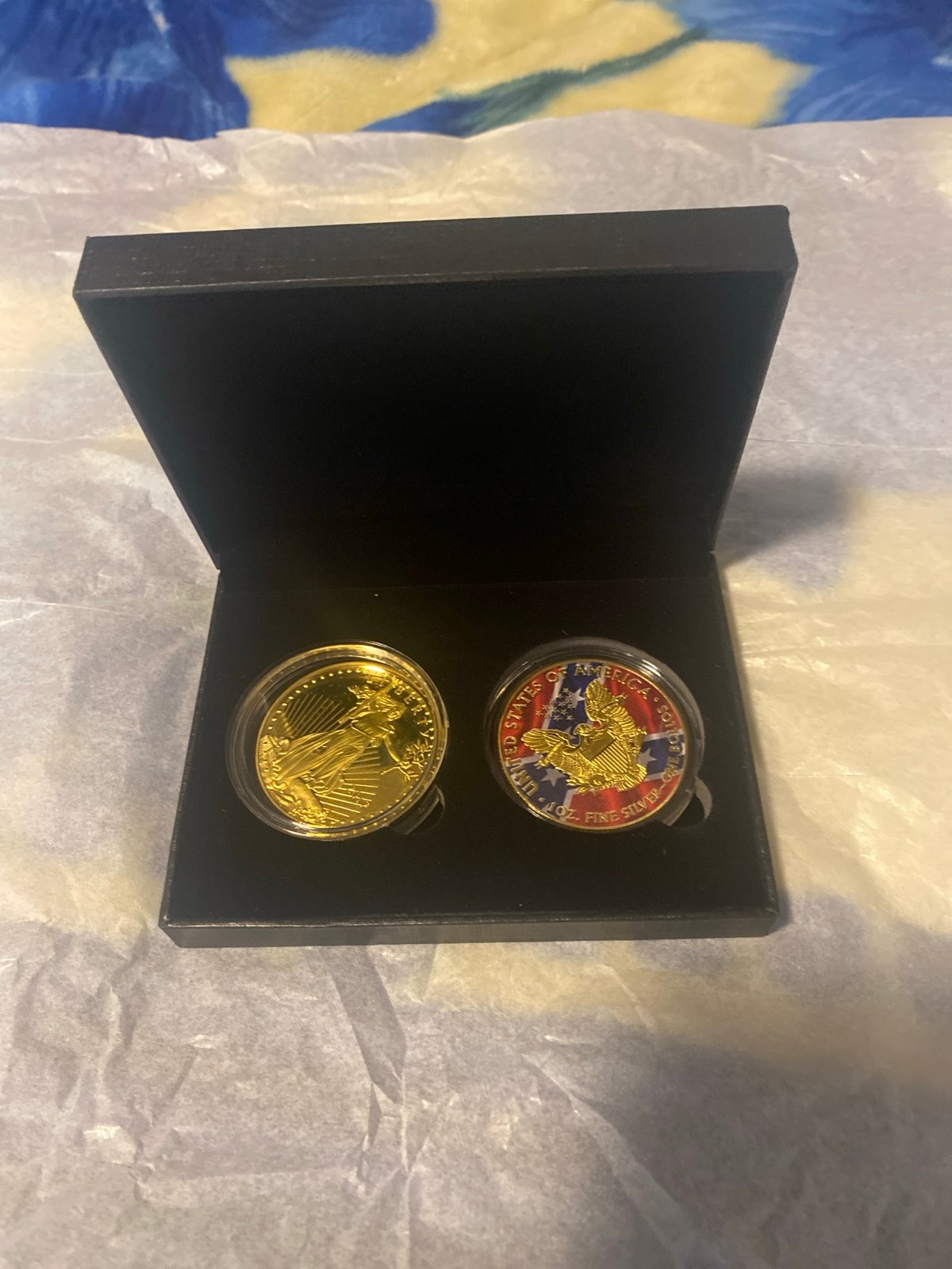 2017 & 2023 1oz Gold plated 50 Coins