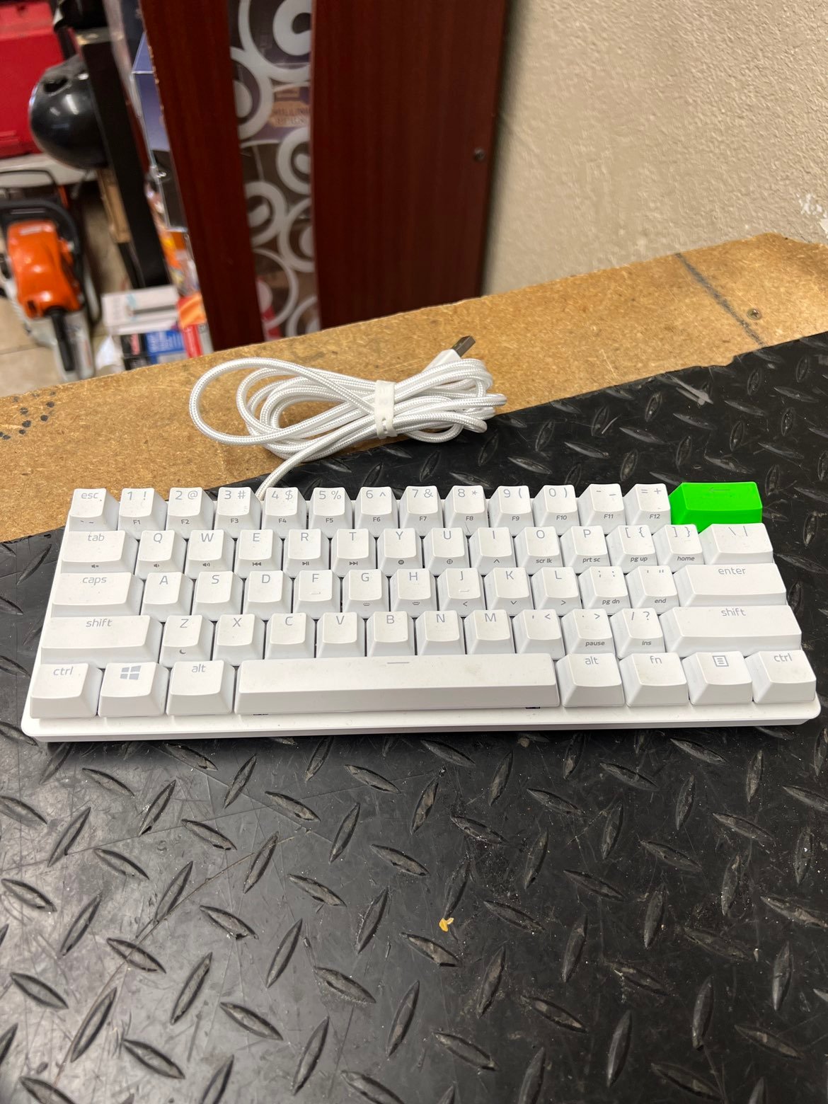 Razer huntsman mini mercury gaming keyboard 60% usb wired