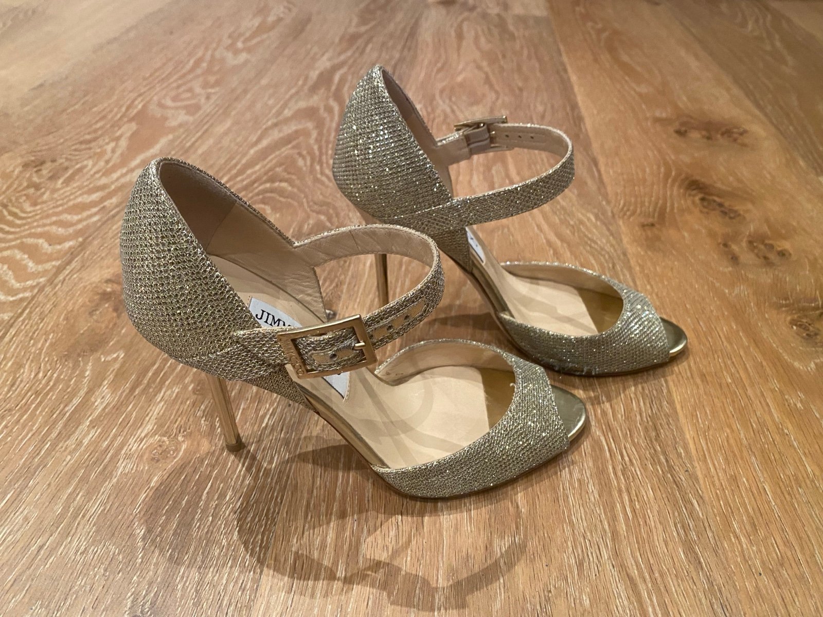 Jimmy Choo peep toe pumps