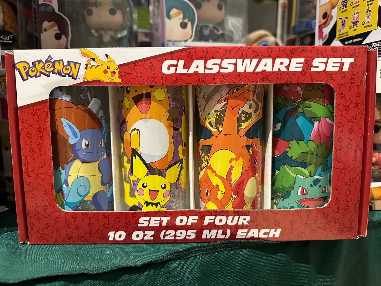 Pokémon glassware set