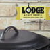 Lodge 12-Inch Cast Iron Covered Deep Skillet, 5-Quart, L10CF3