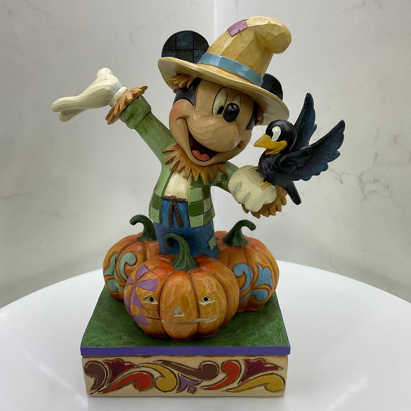Walt Disney Jim Shore Harvest Scarecrow #4039066 Mickey Mouse