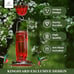 Kingsyard Glass Hummingbird Feeder for Outdoors Wild Bird Feeder with 6 Feeding