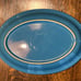 Vintage Fiestaware, Oval (Retired Color, Peacock, REPLACEMENT Platter). GMC
