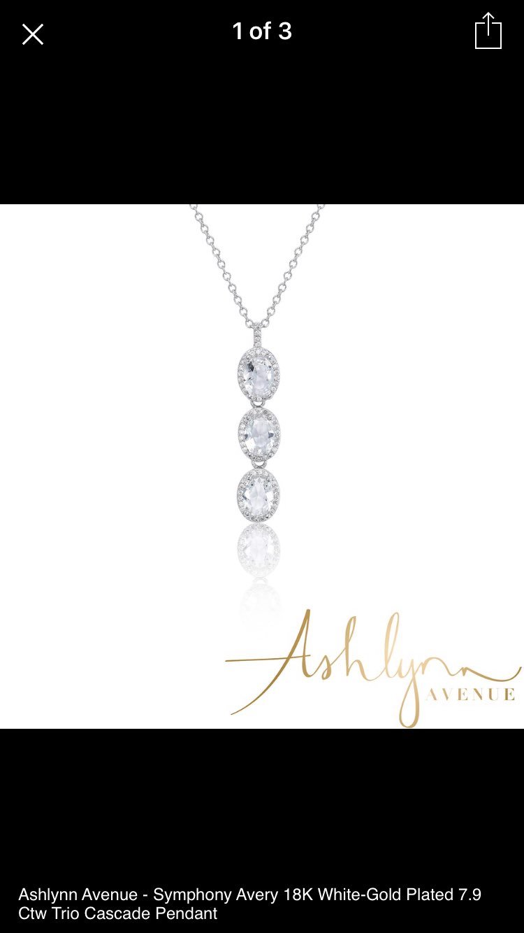 brand new 18k Ashlynn Avenue pendant