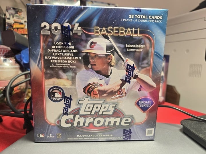2024 Topps Chrome Update Series Mega Box Factory Sealed Ready To Ship!!