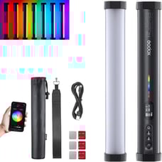 Godox TL30 RGB Tube Light, CRI 97+ TLCI 99+ Handheld Full Color LED Video Light
