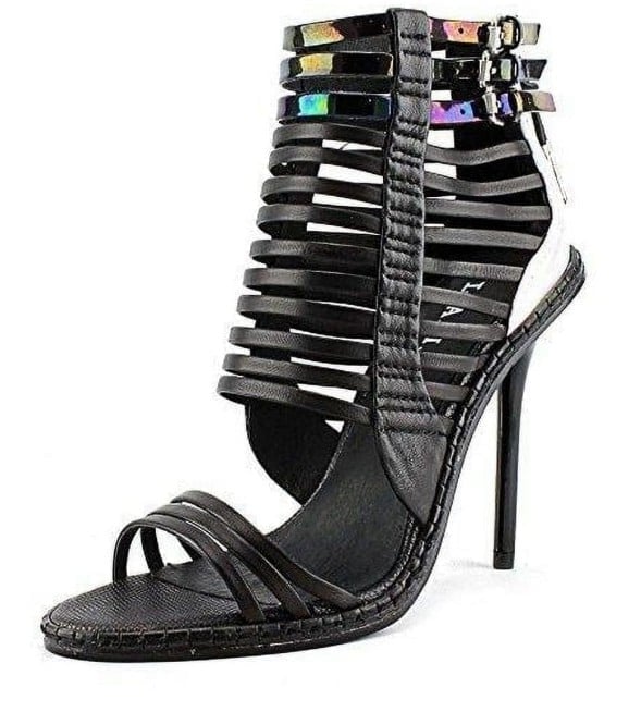L.A.M.B. By Gwen Stefani Women's Brook Dress Strappy Peep Toe Sandal Heels SZ9