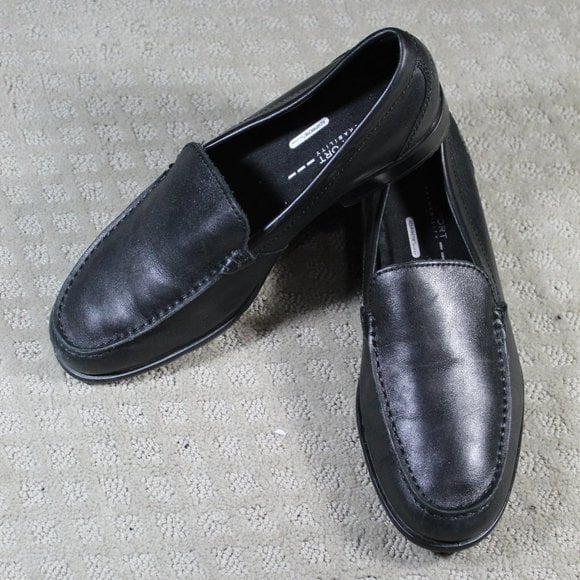 Rockport Black Walkability Adiprene by Adidas Loafers - LIKE NEW