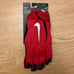 Nike D-Tack 6.0 Lineman Football Gloves Red/White Size 3XL CK2926-636