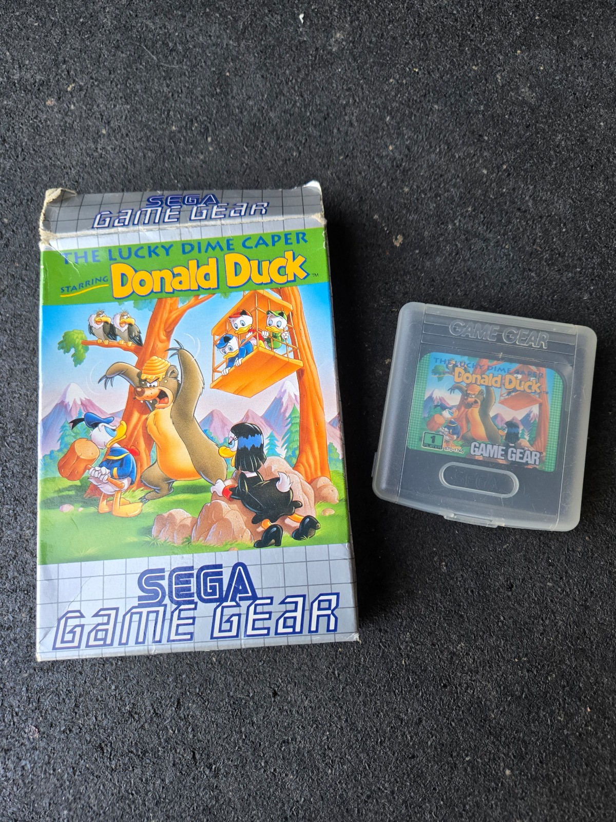 LUCKY DIME CAPER DONALD DUCK SEGA GAME GEAR CONSOLE 1991 game