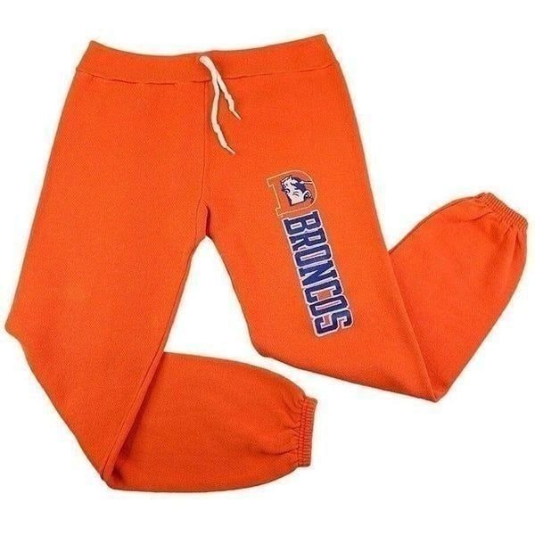 Denver Broncos Champion Sweatpants Mens Size Medium NFL Football Made In USA