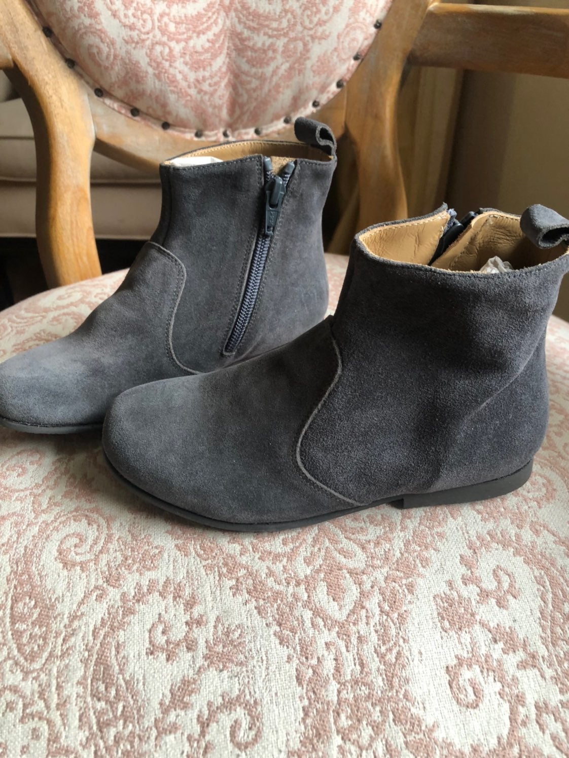 Pepe charcoal grey booties Sz 29