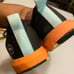 Timberland PRO Radius Comp Toe Work Shoes Womens Size 6M Black Grey Orange La Up