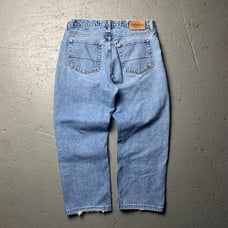 Vintage Nautica Faded Distressed Baggy Blue Denim Jeans