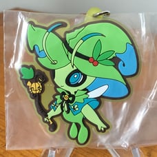 Pokemon Center Halloween Festival 2019 Celebi Rubber Keychain