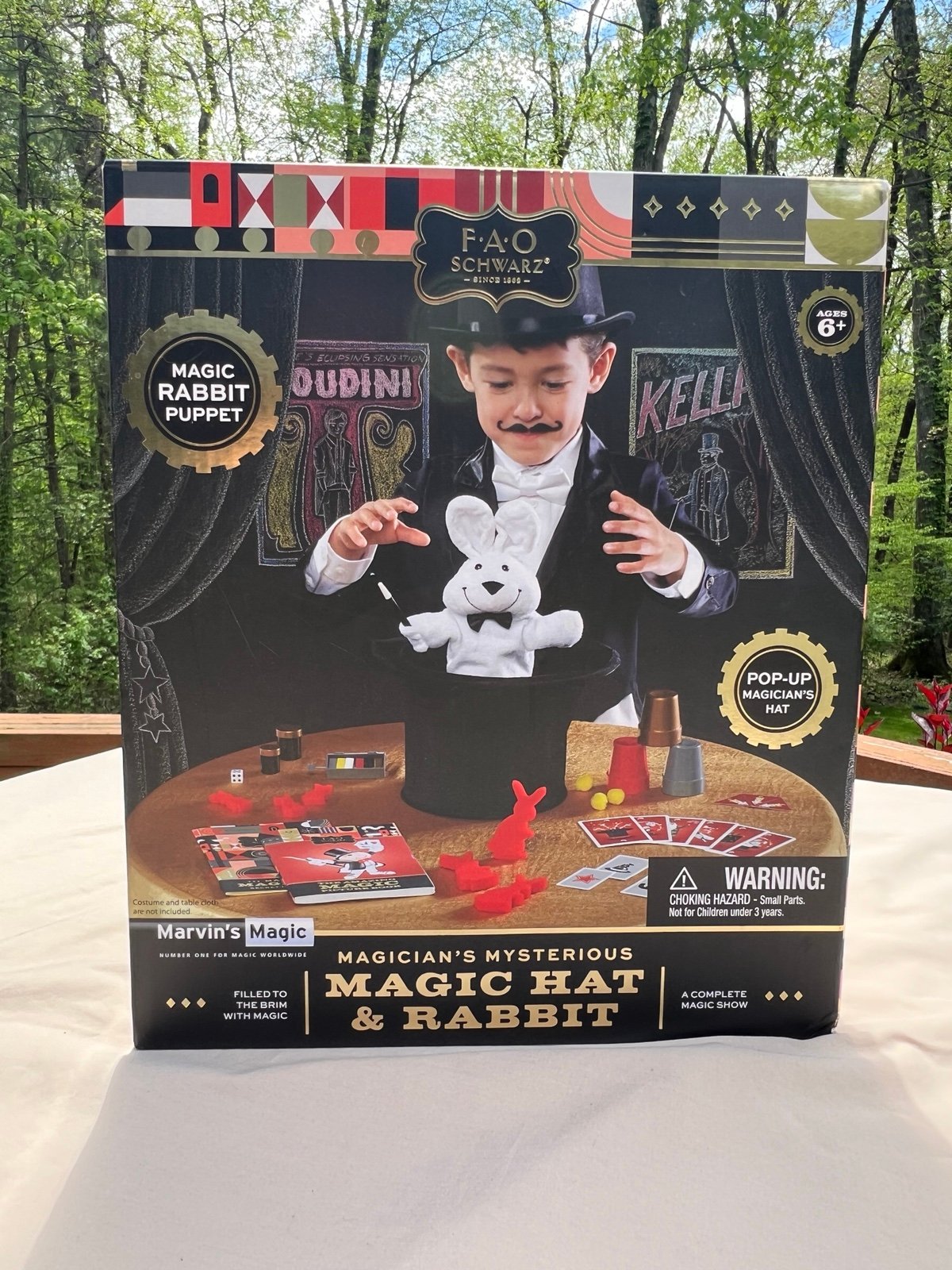 F.O.A Schwarz Magic & Rabbit Pop Up Magician’s Hat Magic Set