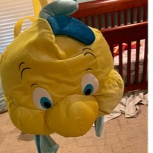 Disney Store vintage Flounder Little Mermaid Costume size xxs