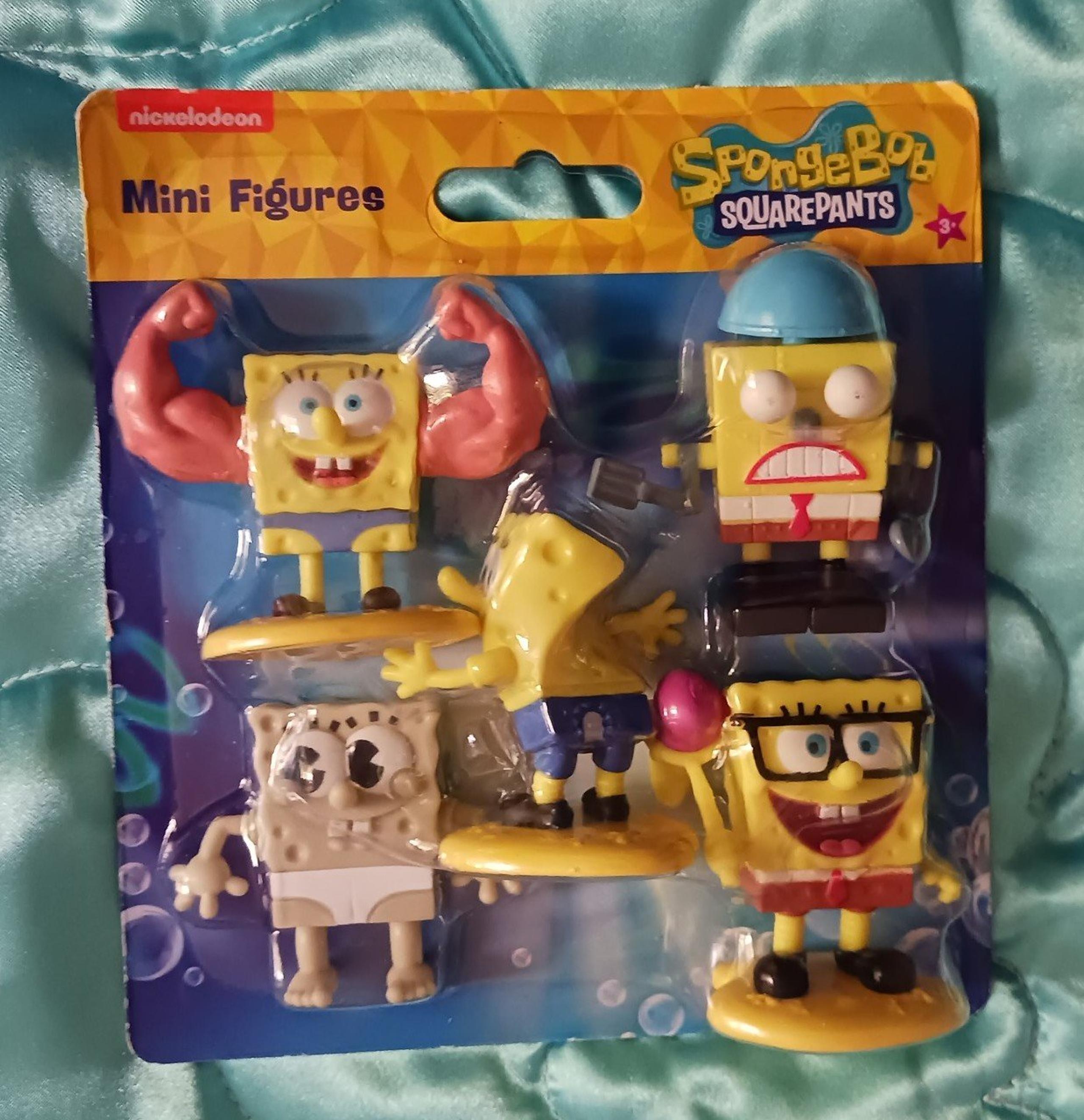 Nickelodeon SPONGEBOB SQUAREPANTS Mini Figures Set of 5
