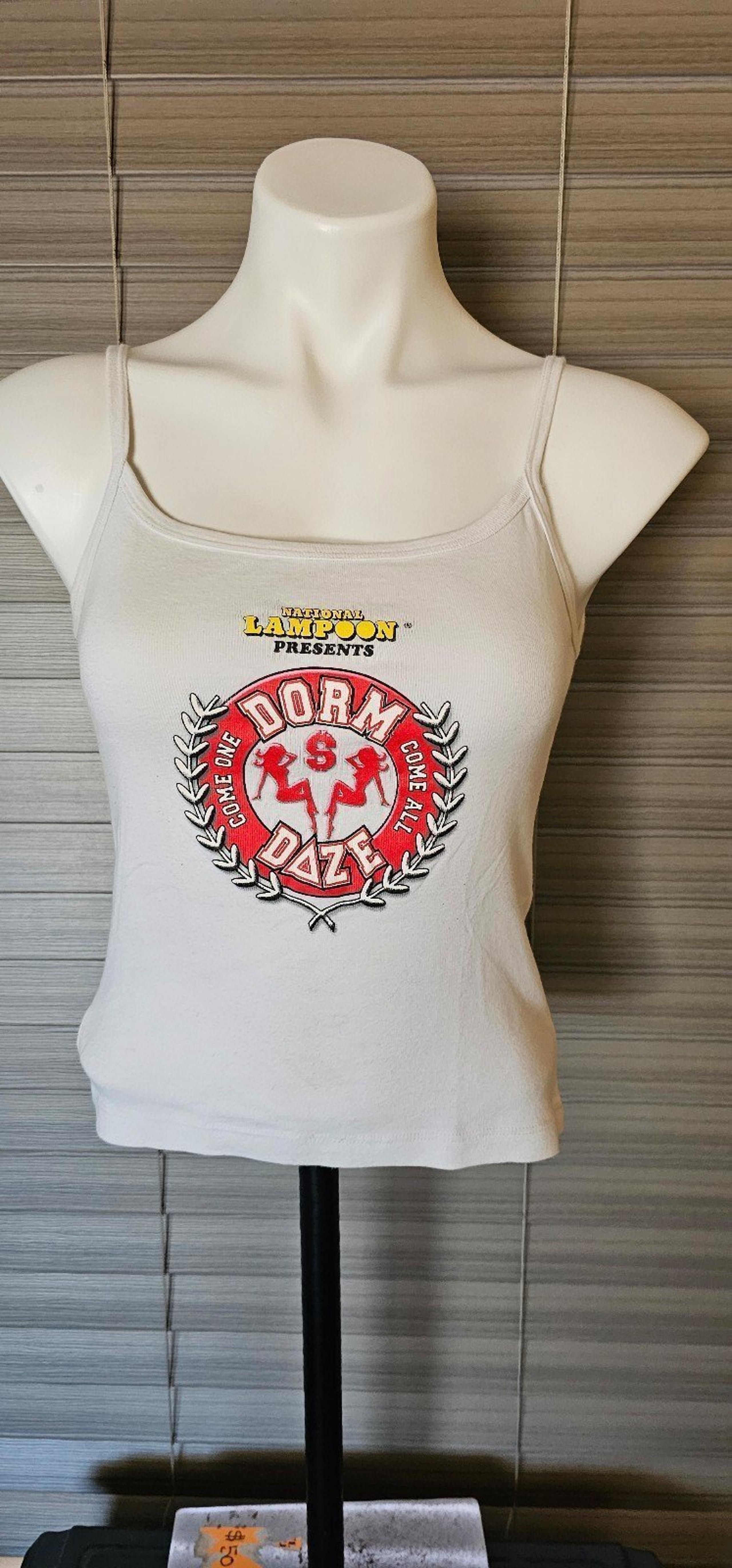RARE VINTAGE 2003 National Lampoon DORM DAZE Movie Promo Tank Top T-Shirt OS M