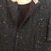 Silhouettes Navy Blue Beaded Cap Sleeve Aline Swing Dress Size XL