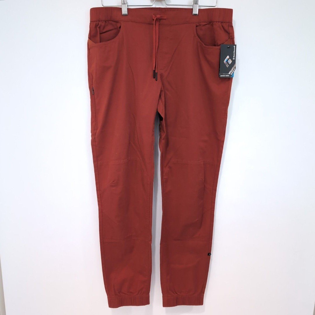 NEW Black Diamond Notion Pants Mens Size Large Red Rock Climbing Hiking Jogging