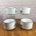 Vintage Goose Ceramic Soup Chowder Chili Mugs with Handles - Set of 4