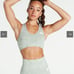 Sustainable Seamless Sports Bra Sage Green