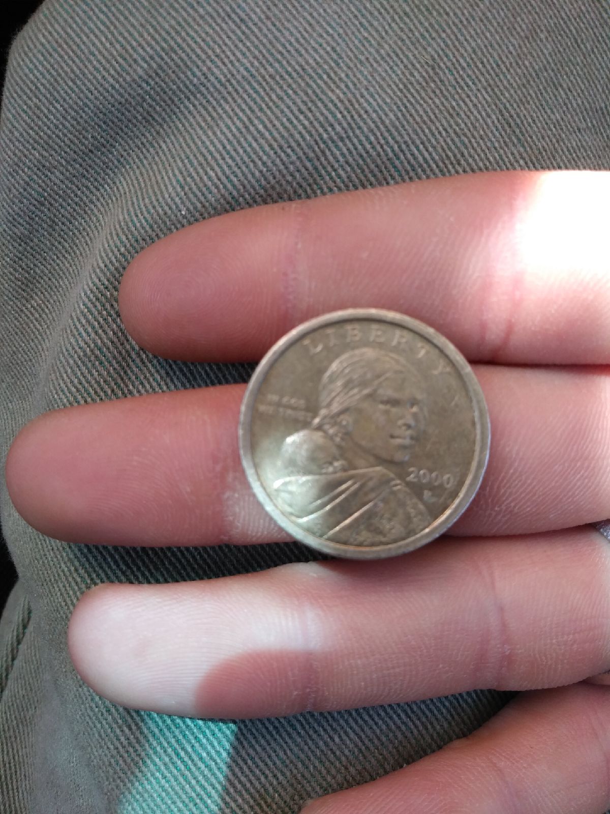 Rare 2000-P Sacagawea Dollar Coin