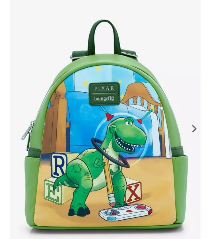 Loungefly Disney Pixar Toy Story Rex Little Arms Mini Backpack