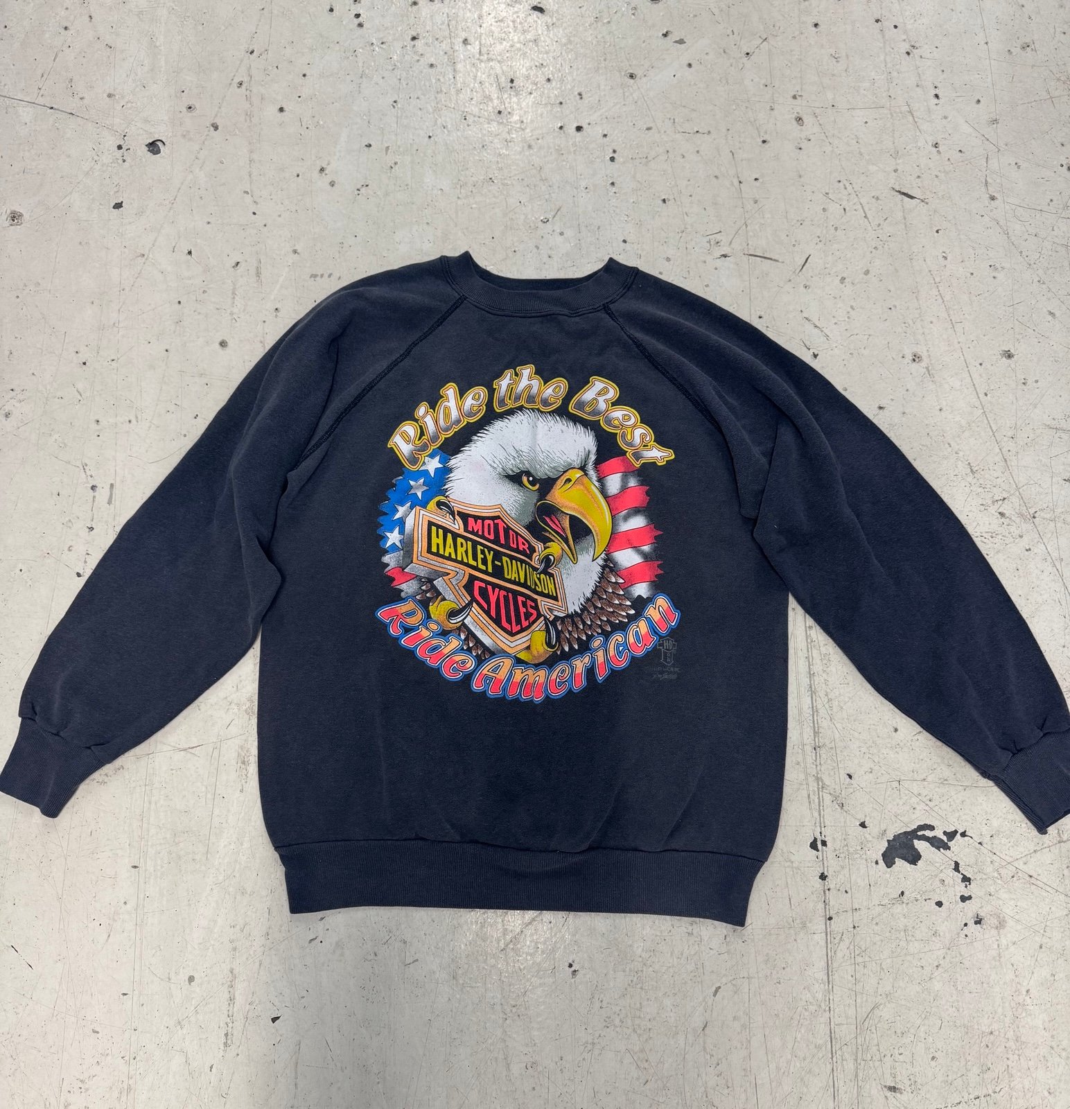 RARE vintage harley davidson pullover sweatshirt from the 80s