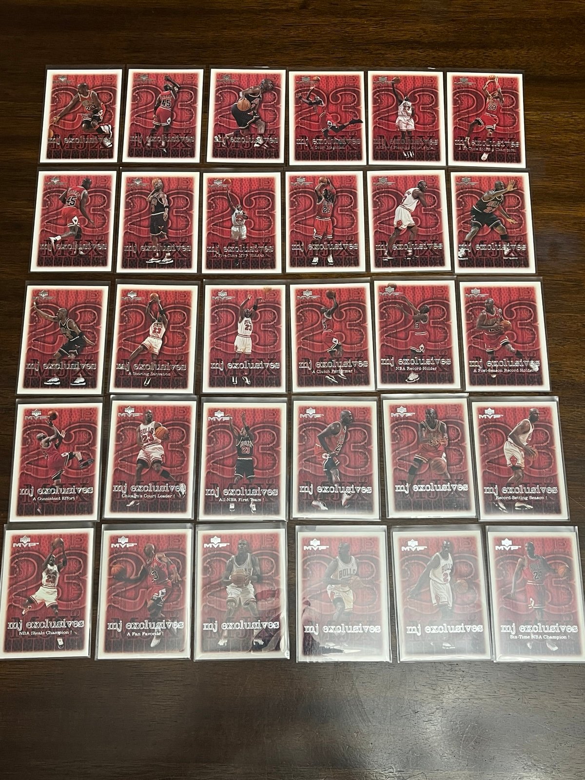 Michael Jordan 30 Card Set
