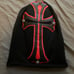 Chrome Hearts Cashmere Red Cross Mask/Beanie