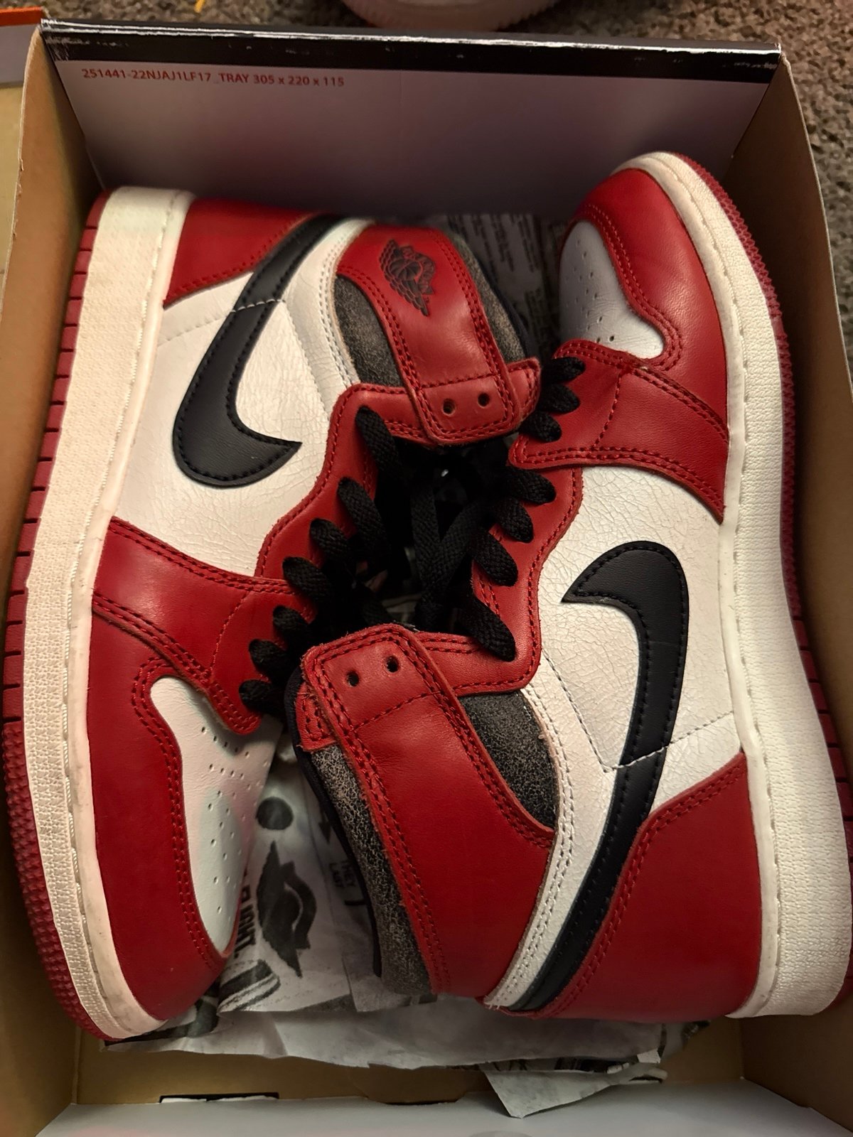 Lost and found Jordan retro ones high top