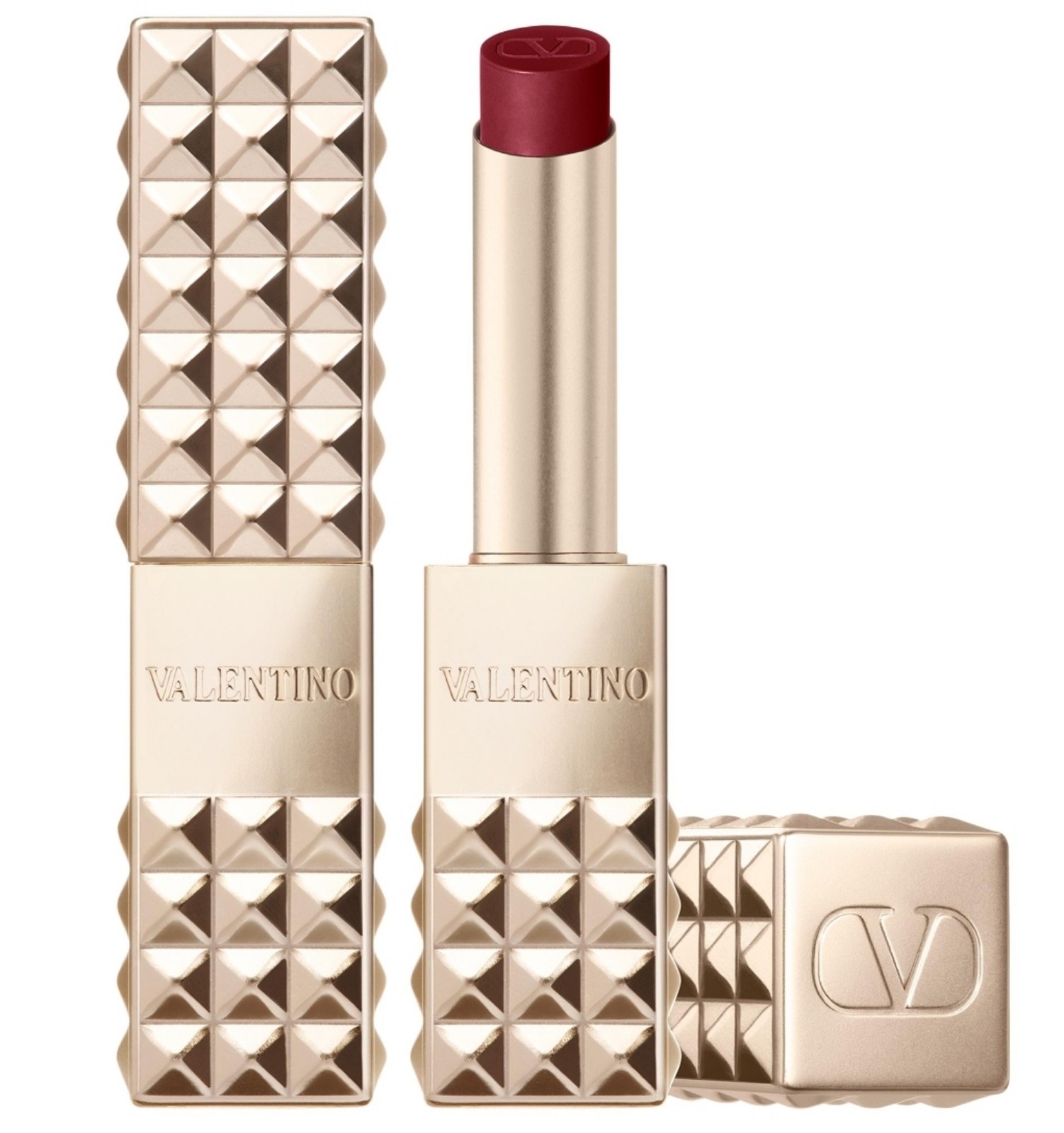 VALENTINO SPIKE VALENTINO BUTTERY MATTE LIP COLOR 508R IT'S VALENTINO BABY.