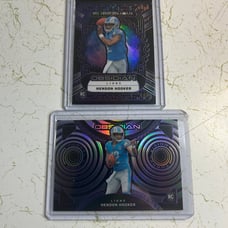 2023 Obsidian Hendon Hooker Tunnel Vision Purple #/75 & SuperNova #/75
