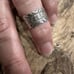 A. Hasteen Navajo Sterling Silver 925 Cuff Ring