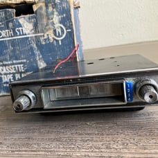 vintage north star in dash stereo cassette tape player