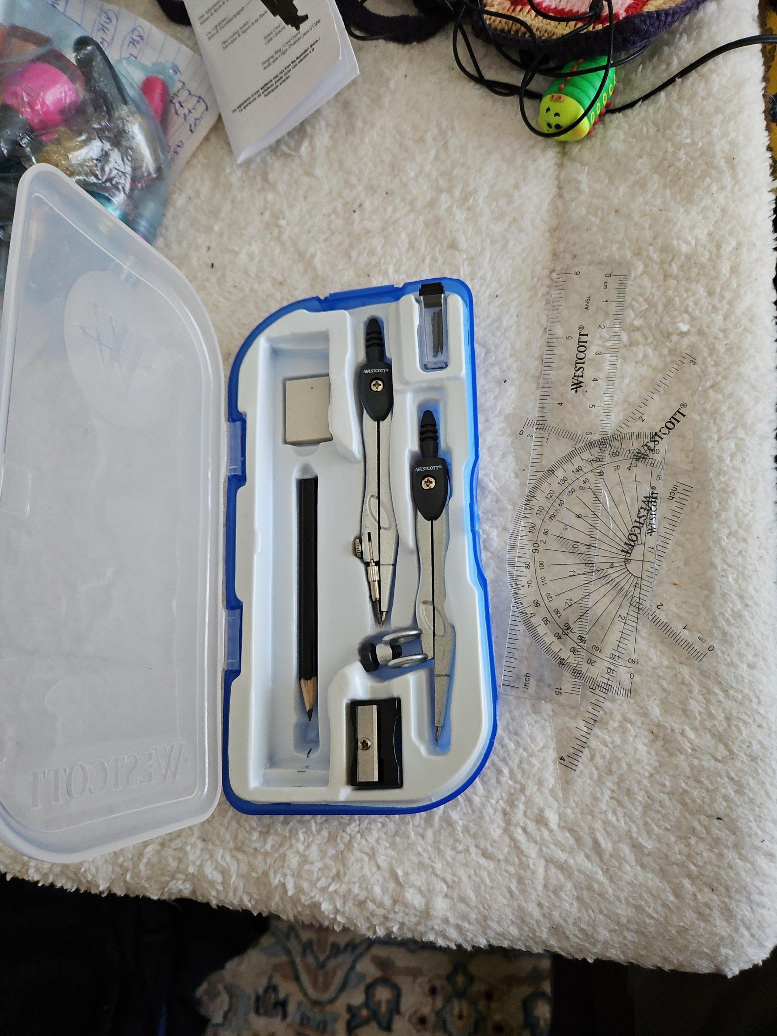 10 Piece Geometry Math Set
